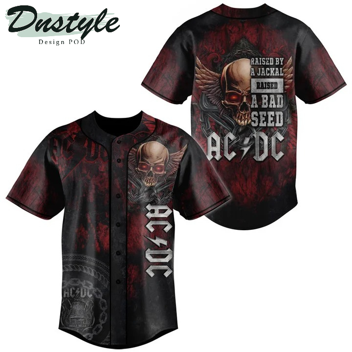 AC/DC Raised By A Jackal 3D All Over Printed Baseball Jersey
