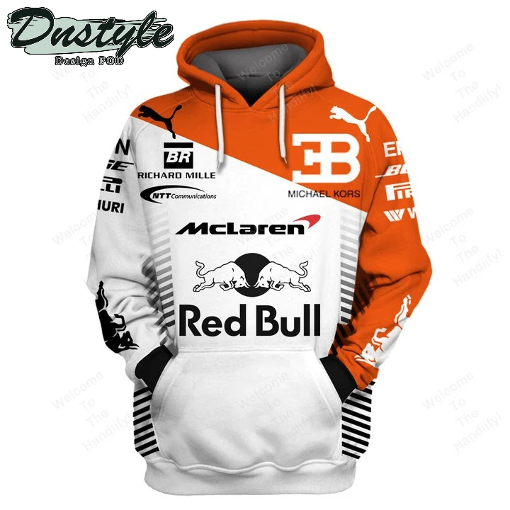 Mclaren F1 Team Racing Red Bull Richard Mille Michael Kors Black All Over Print 3D Hoodie