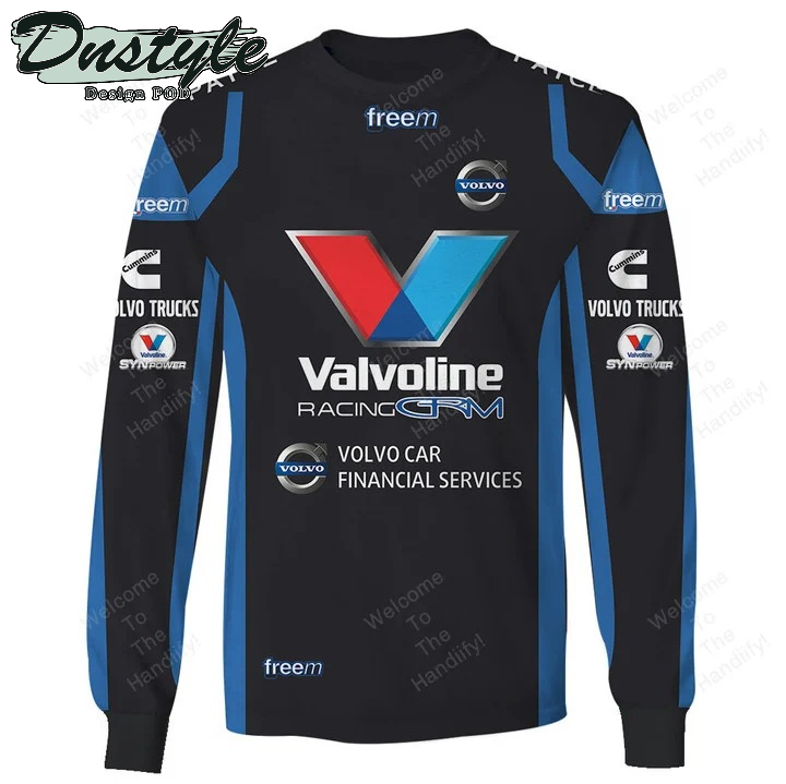 Wilson Security Racing Valvoline Volvo Black All Over Print 3D Hoodie