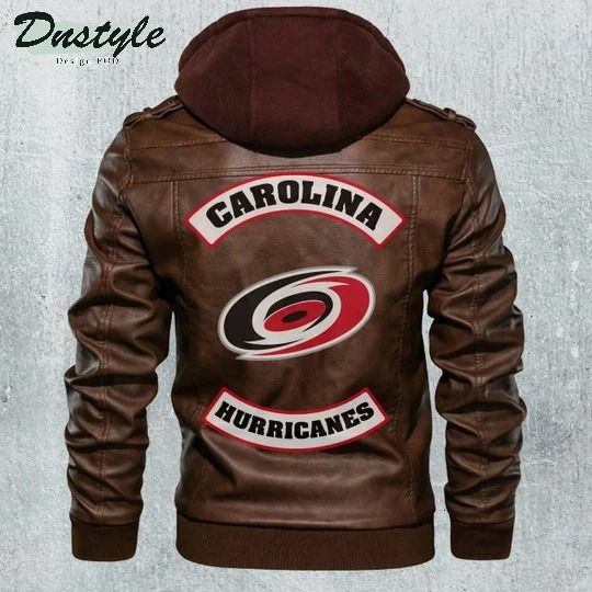 Carolina Hurricanes NHL Hockey Leather Jacket