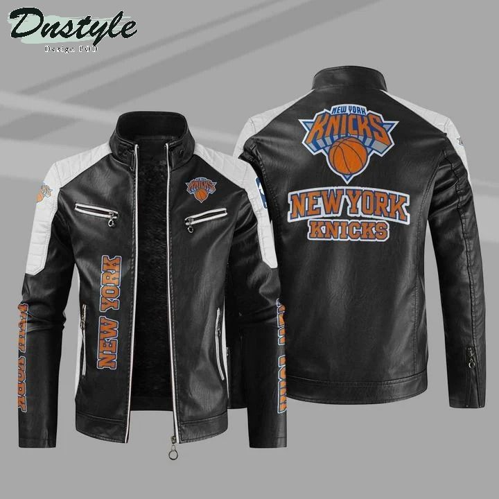 New York Knicks NBA Sport Leather Jacket