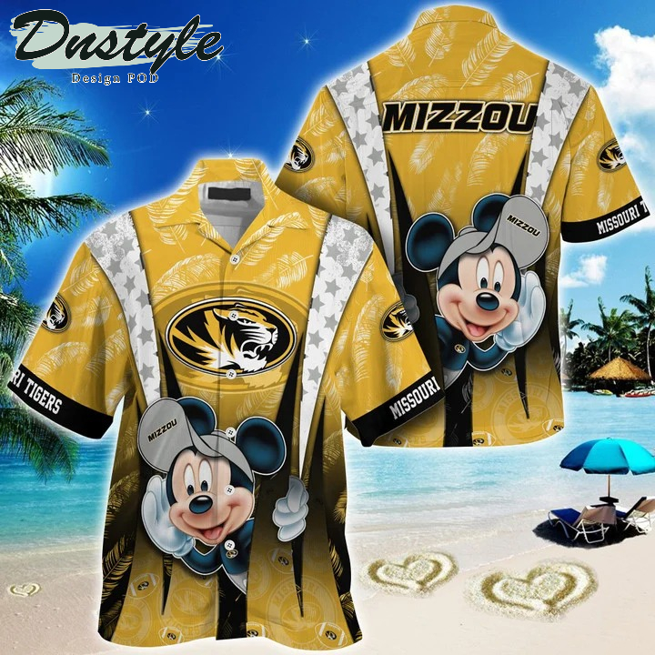 Missouri Tigers Mickey NCAA Summer Hawaii Shirt