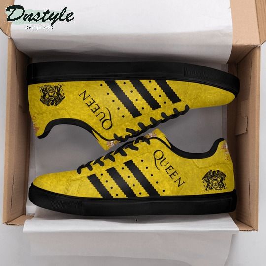 Queen Band yellow stan smith low top shoes