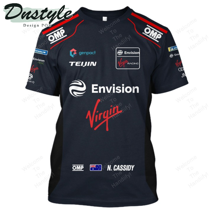 Nick Cassidy Envision Racing Formula E Team Omp All Over Print 3D Hoodie