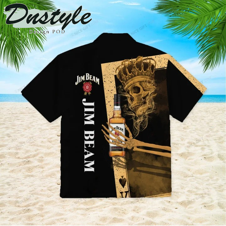 Jim Beam whisky hawaiian shirt
