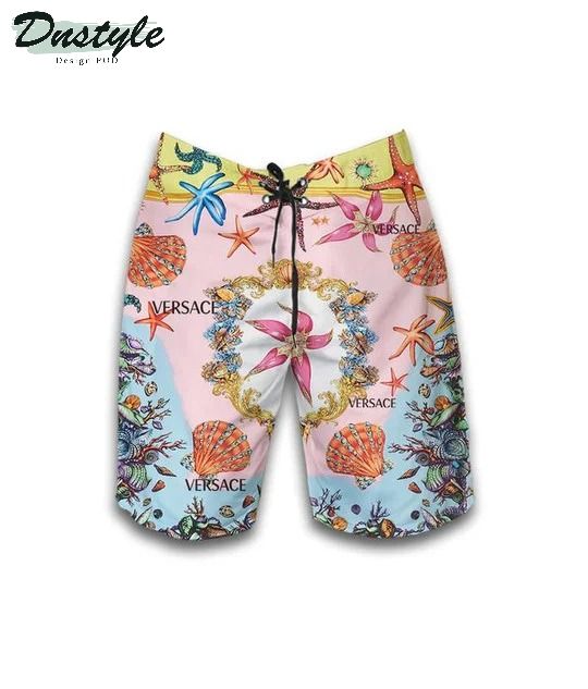 Versace Ocean Combo Hawaii Shirt Shorts Flip Flops