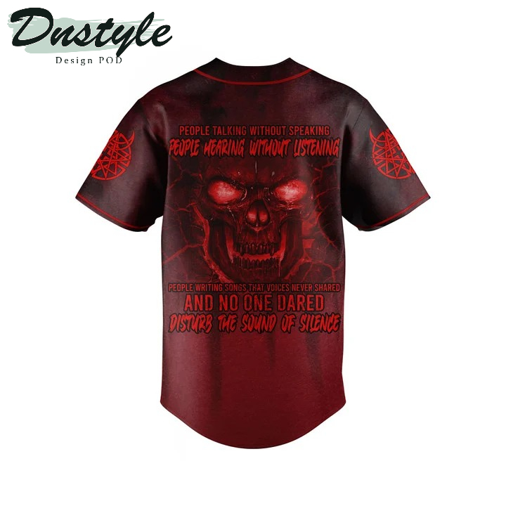 Disturbed 3D All Over Printed Baseball Jersey