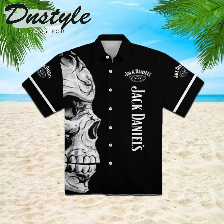 Jack Daniel's whisky hawaiian shirt
