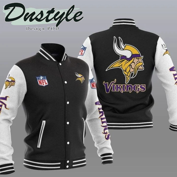Minnesota Vikings NFL Varsity Bomber Jacket