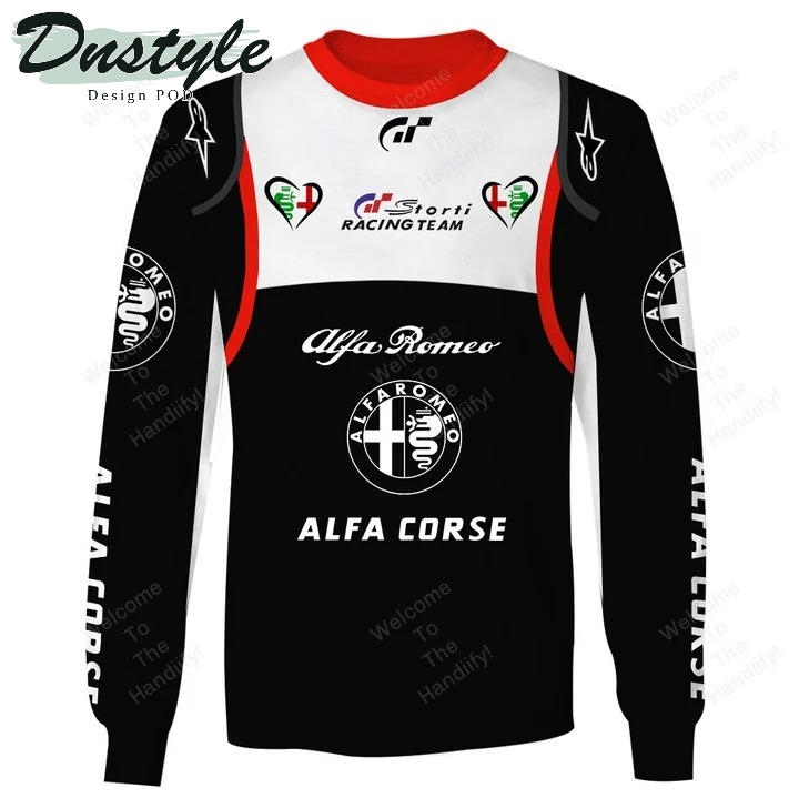 Alfa Corse Racing Alfa Romeo Storti Racing Team All Over Print 3D Hoodie