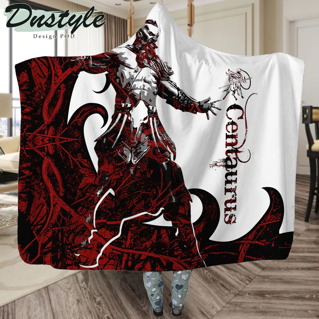 Viking Centaurus Legend Red And White Style 01 Hoodie Blanket