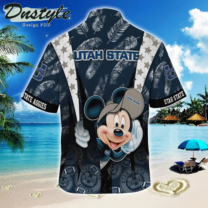 Utah State Aggies Mickey NCAA Summer Hawaii Shirt