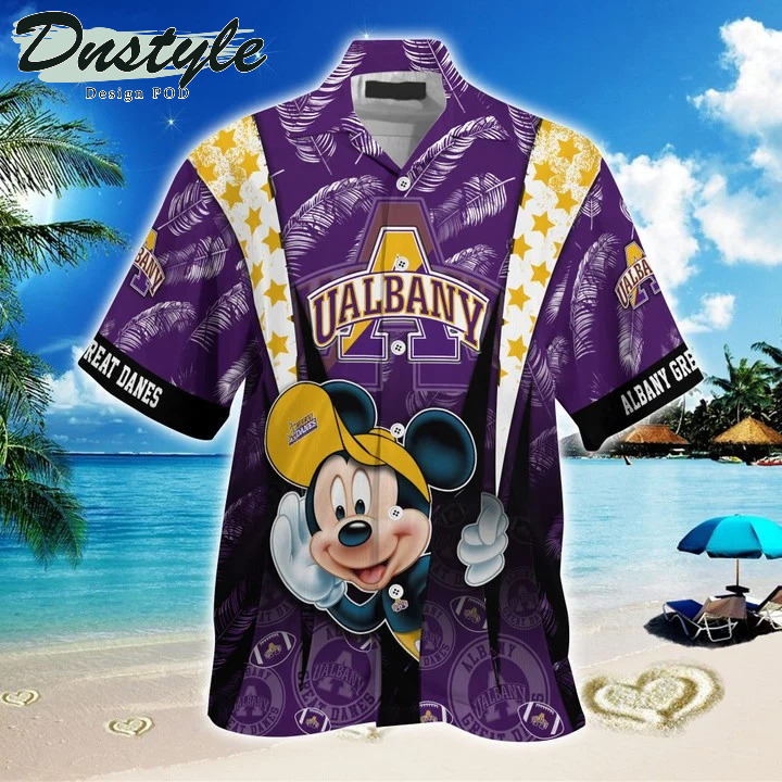 Albany Great Danes Mickey NCAA Summer Hawaii Shirt