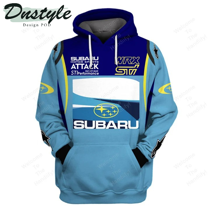 Subaru Racing World Rally Team All Over Print 3D Hoodie