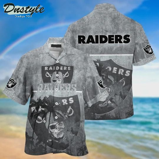 Oakland Raiders NFL Summer Hawaii Shirt And Short