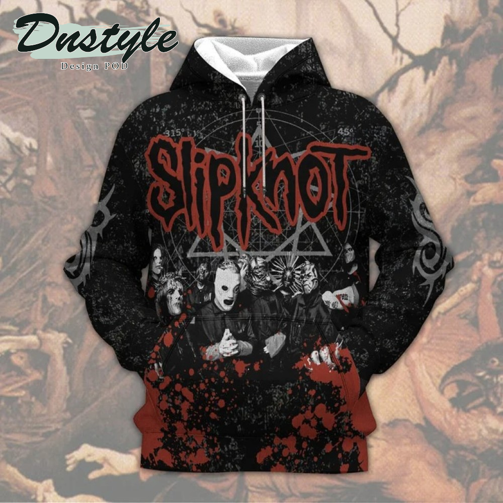 Slipknot all hope is gone 3d all over printed hoodie