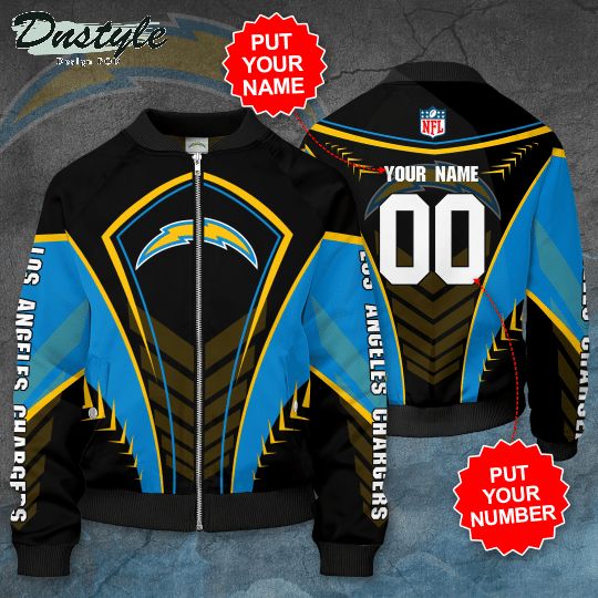 Personalized Los Angeles Chargers Bomber Jacket
