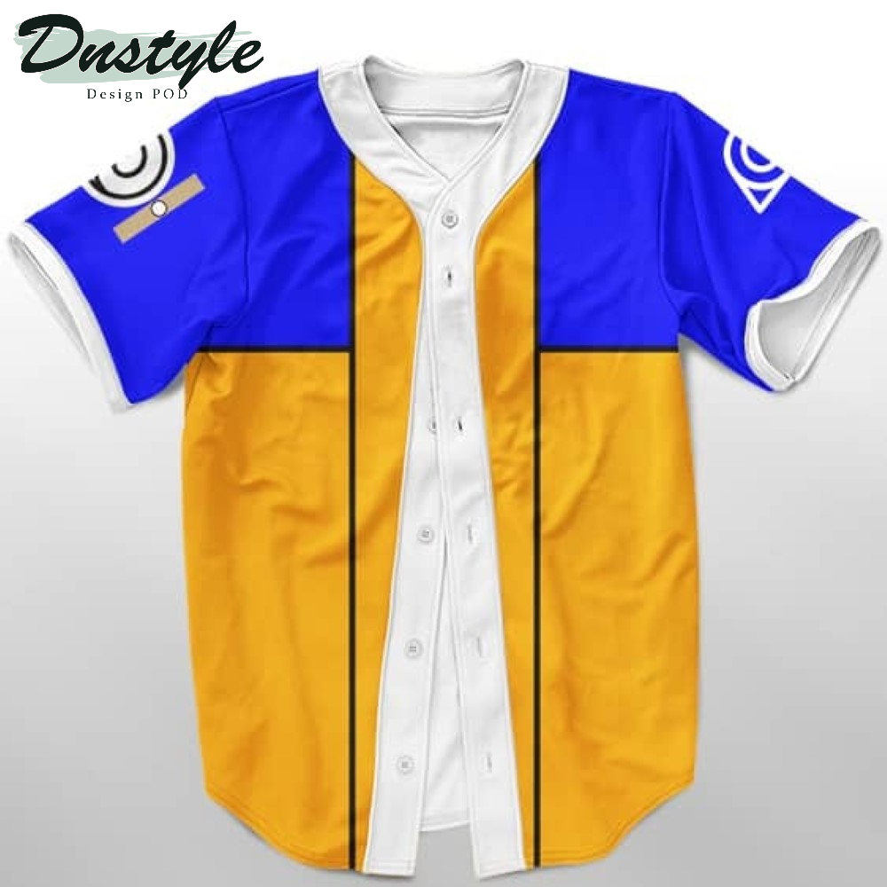 Uzumaki Naruto Kid Costume Awesome MLB Baseball Jersey