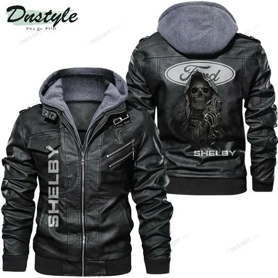 Ford Shelby skull leather jacket