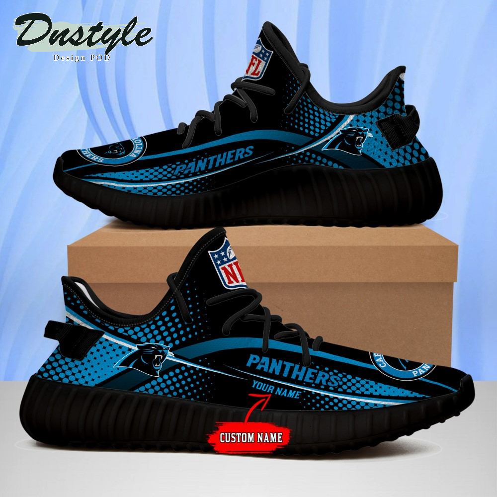 Carolina Panthers Personalized Yeezy Boots Sneakers