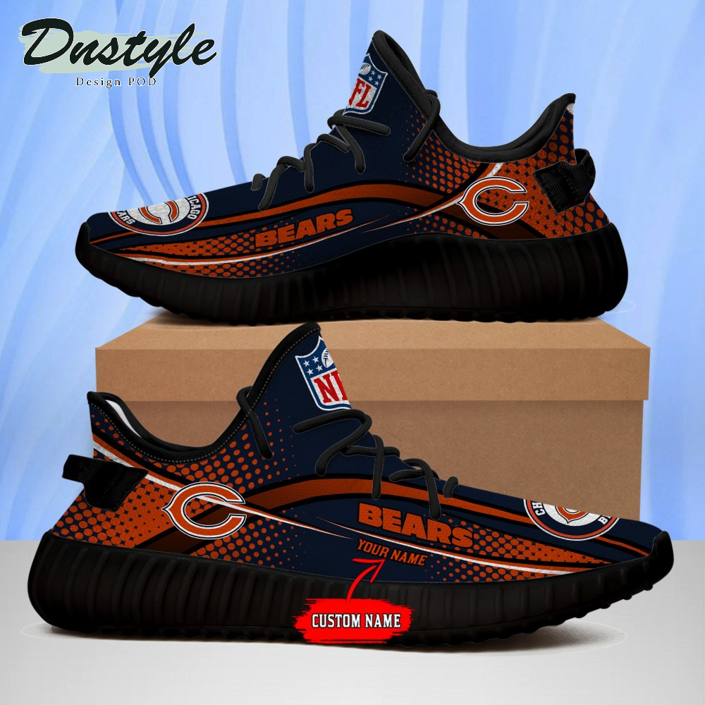Chicago Bears Personalized Yeezy Boots Sneakers
