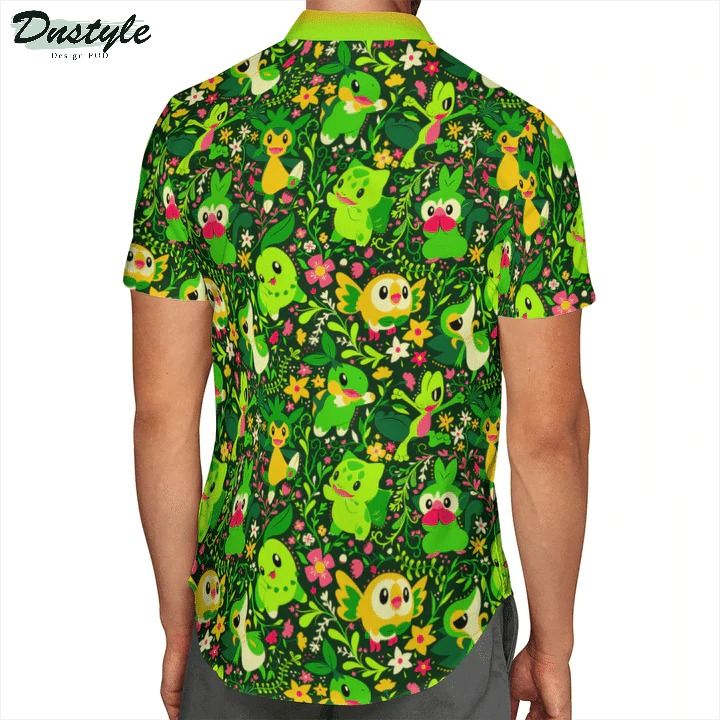 Pokemon Grass Summer Hawaiian Shirt