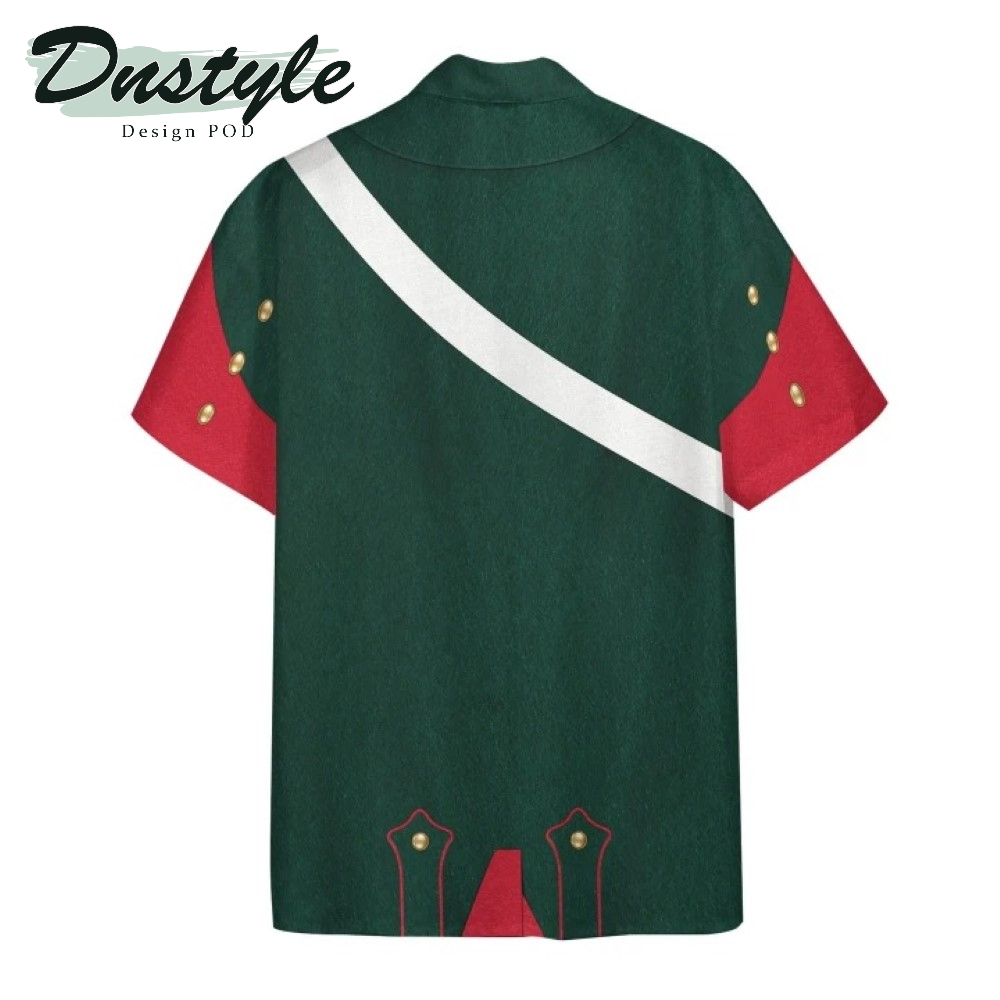Napoleonic French Light Cavalry Lancer Custom Hawaiian Shirt