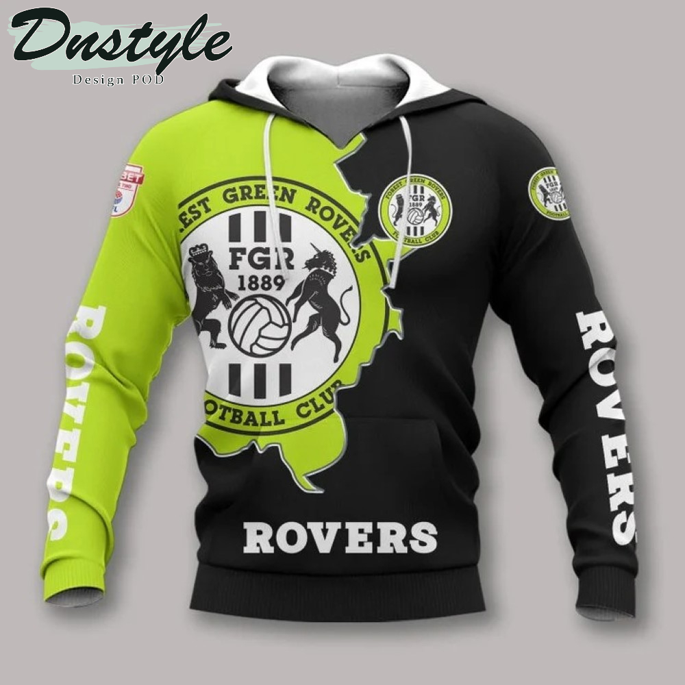 Forest Green Rovers FC 3d All Over Printed Hoodie