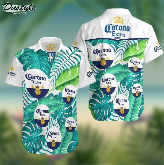 Corona Extra Beer Summer Hawaiian Beach Shirt