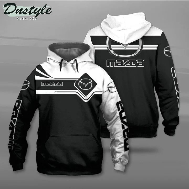 Mazda 3d all over print hoodie