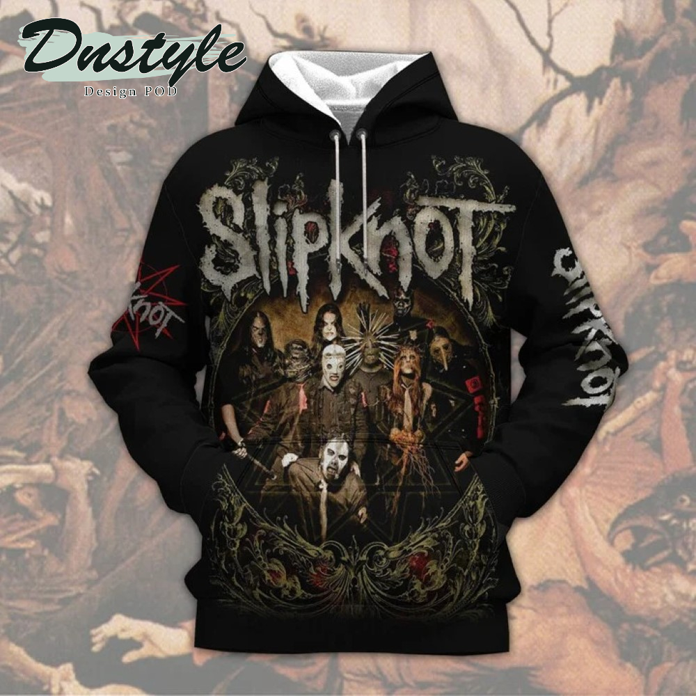 All hope is gone Slipknot 3d all over printed hoodie