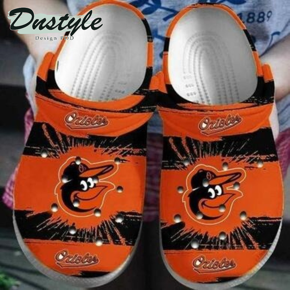 Baltimore Orioles Personalized Crocs Crocband Clogs
