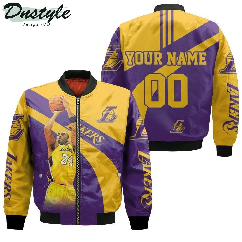Kobe Bryant Los Angles Lakers Legend Personalized Bomber Jacket