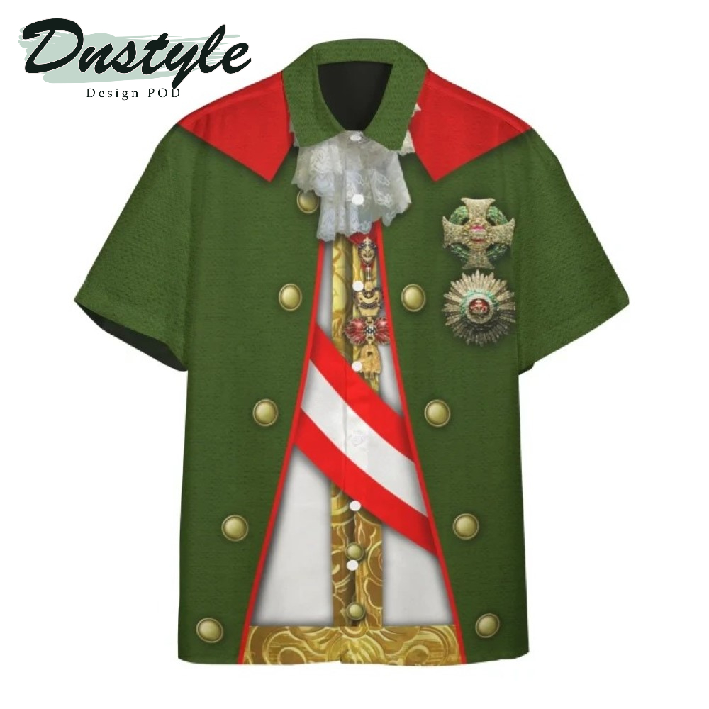 Joseph II Holy Roman Emperor Custom Hawaiian Shirt
