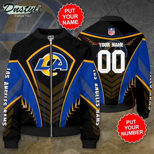 Personalized Los Angeles Rams Football Team Bomber Jacket
