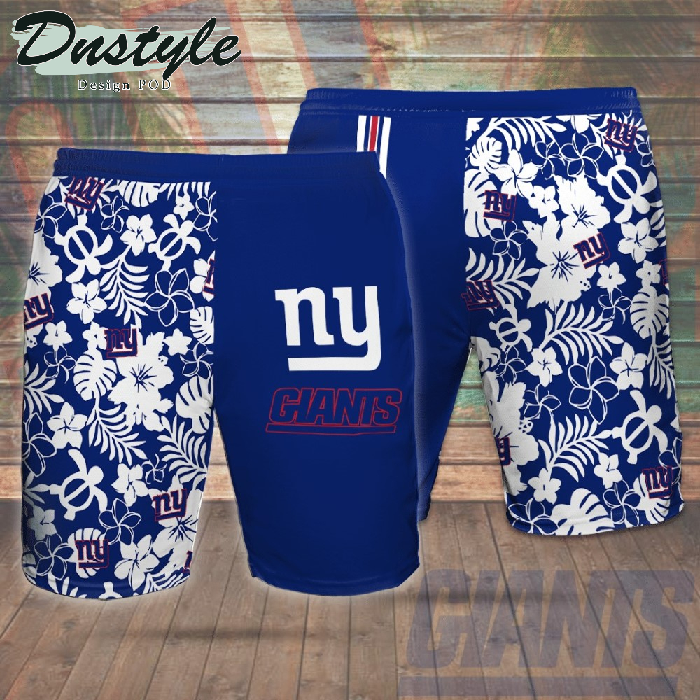 Personalized New York Giants Hawaiian Shirt And Short