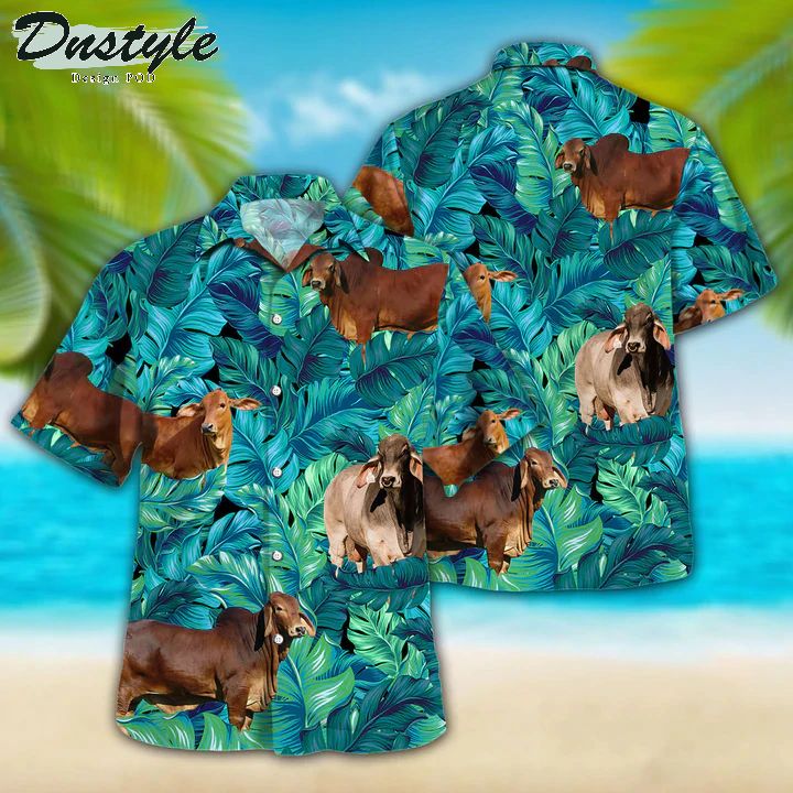 Brahman Cattle Lovers Hawaiian Shirt