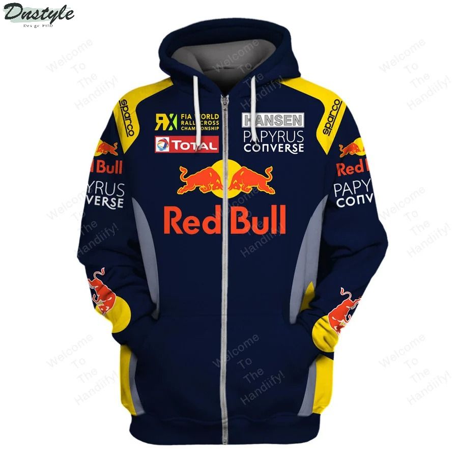 Red Bull Peugeot Sport Total Racing All Over Print 3D Hoodie
