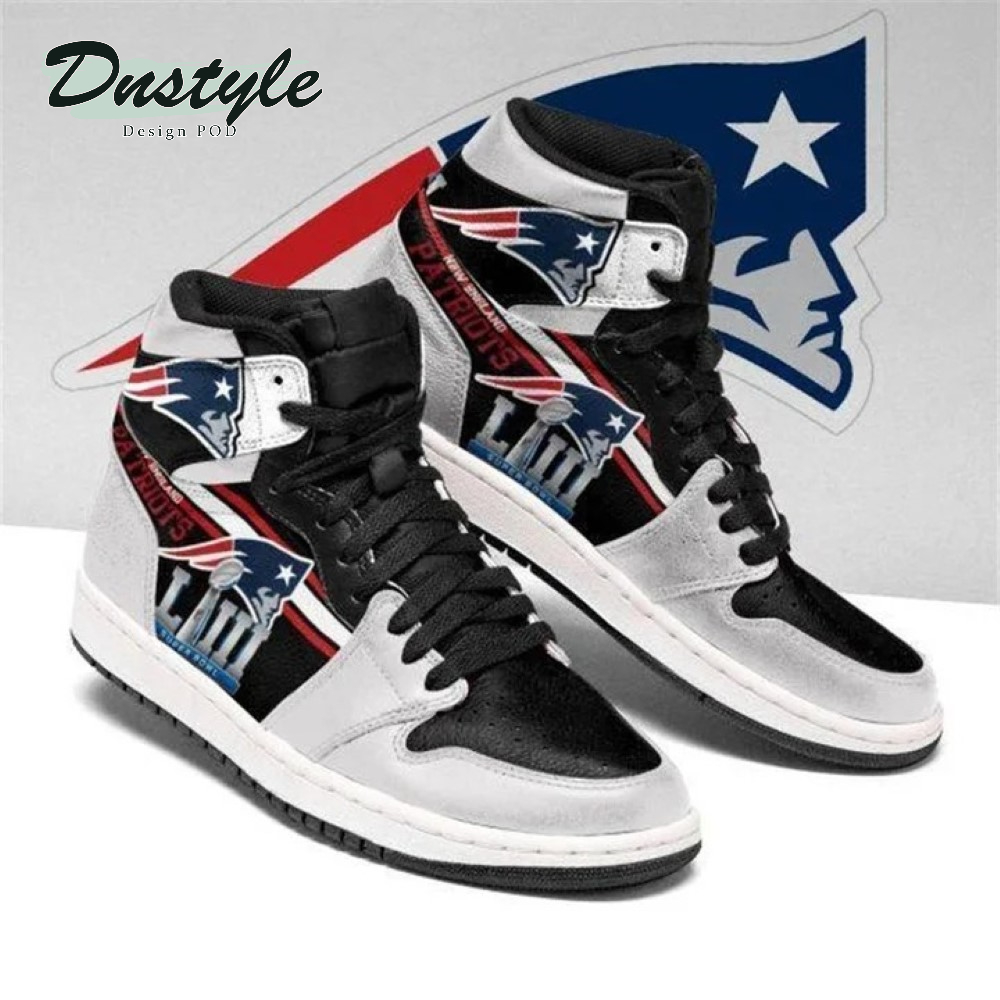 New England Patriots NFL High Air Jordan 1 Shoes Sneaker