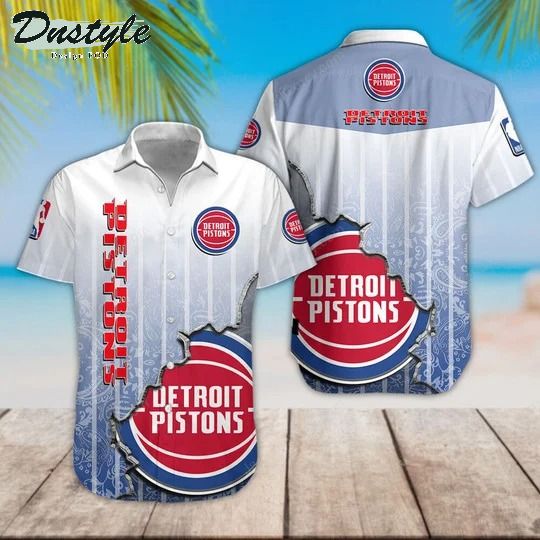 Detroit Pistons NBA Hawaiian Shirt