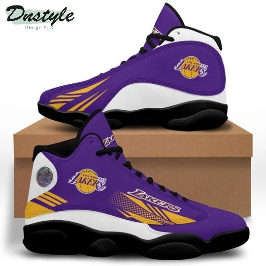 Los Angeles Lakers NBA Air Jordan 13 Shoes Sneaker