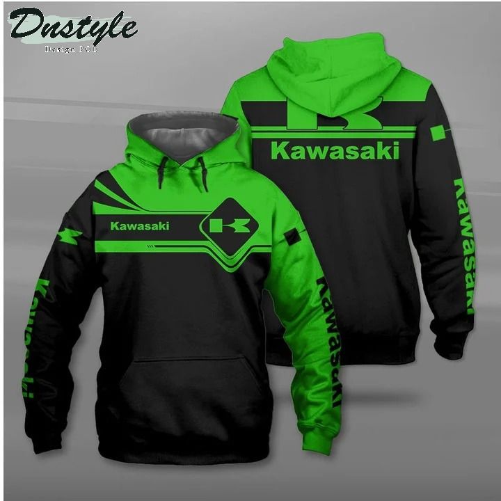 Kawasaki 3d all over print hoodie