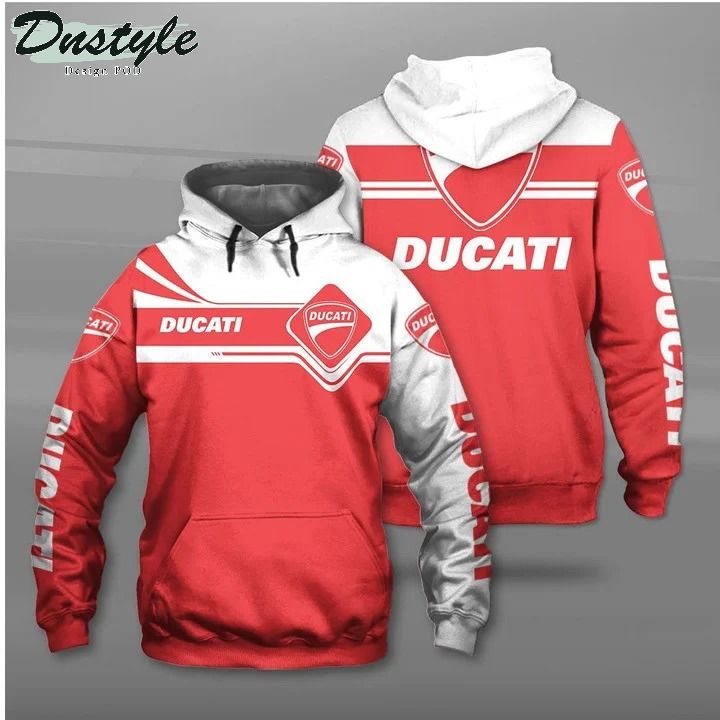 Ducati 3d all over print hoodie