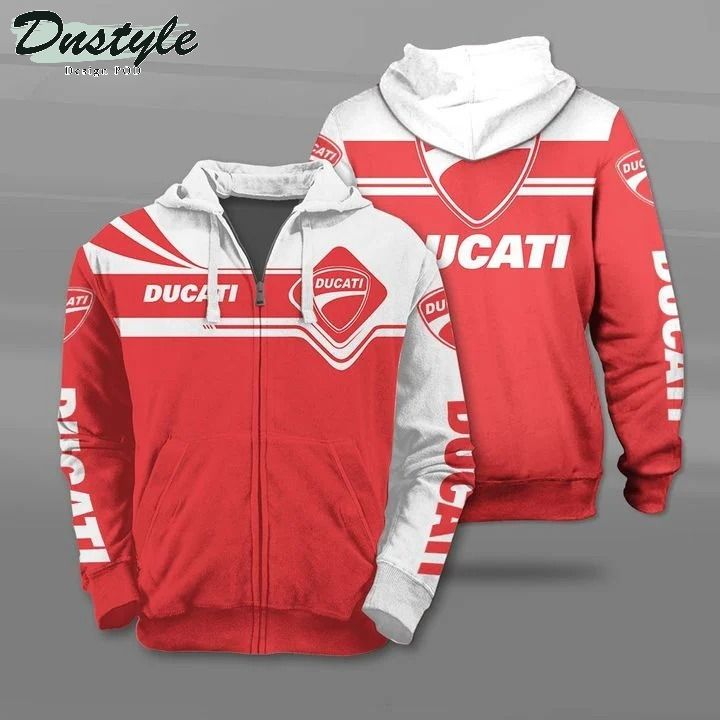 Ducati 3d all over print hoodie