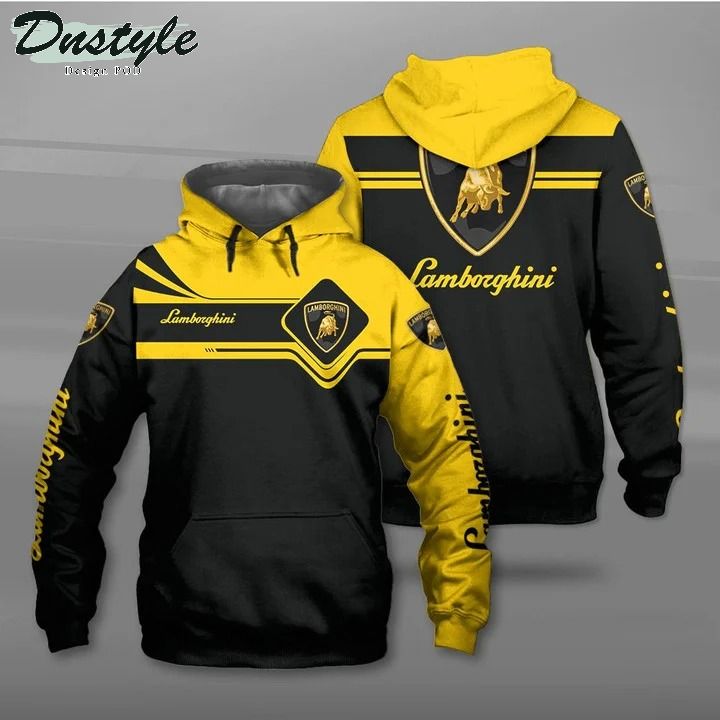 Lamboghini 3d all over print hoodie