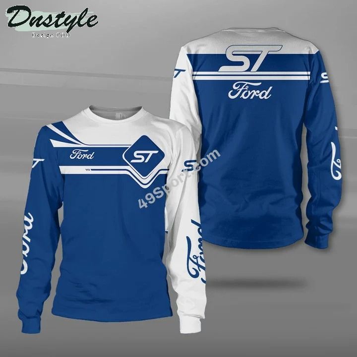 Ford Focus ST Blue 3d all over print hoodie