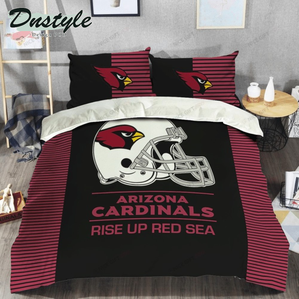 NFL Arizona Cardinals Rise Up Red Sea Bedding Set
