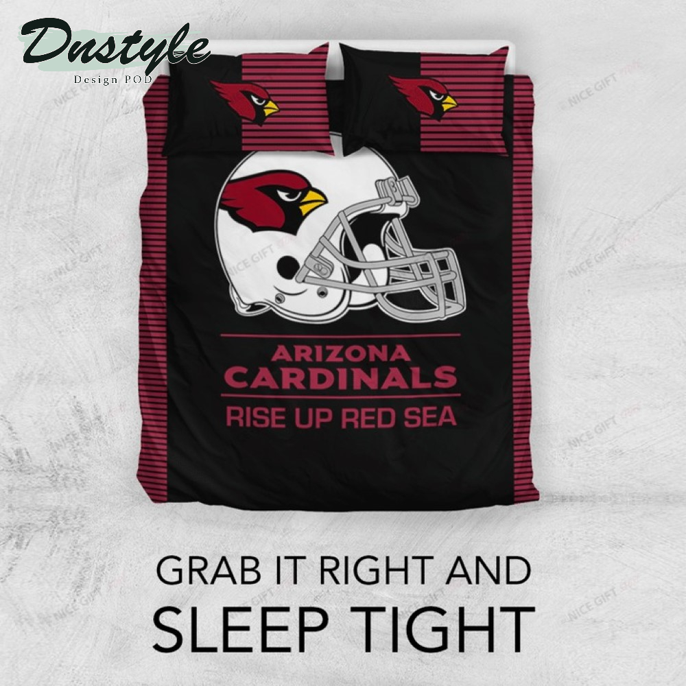 NFL Arizona Cardinals Rise Up Red Sea Bedding Set
