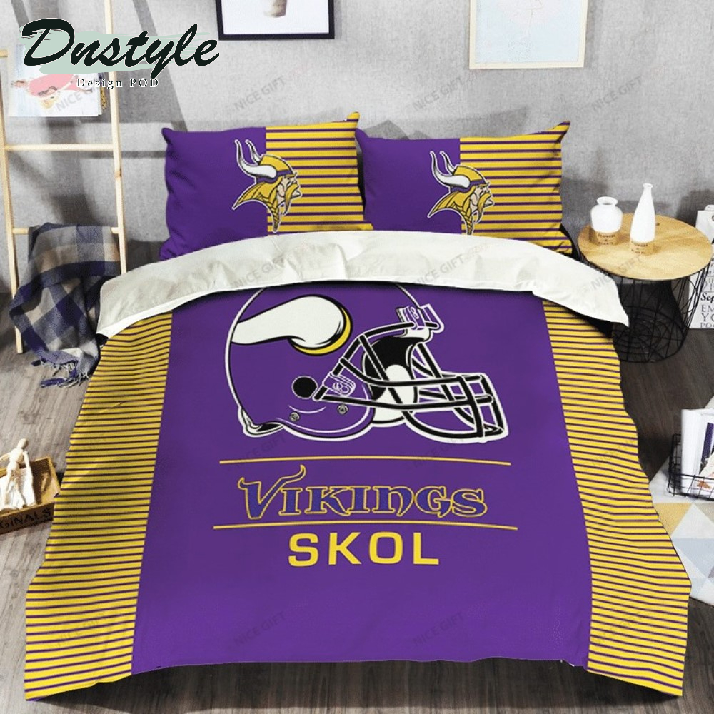 NFL Minnesota Vikings Skol Bedding Set