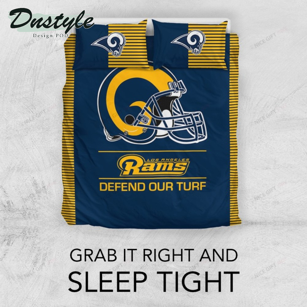 NFL Los Angeles Rams Defend Our Turf Bedding